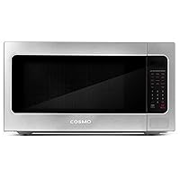Cosmo COS-BIM22SSB Countertop Microwave Oven with Smart Sensor, Touch Presets, 1200W & 2.2 cu. ft. Capacity, 24 inch, Stainless Steel