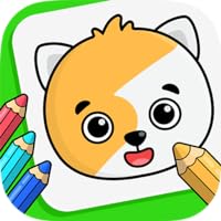Coloring games for kids - drawing book for toddlers 2-5 years old