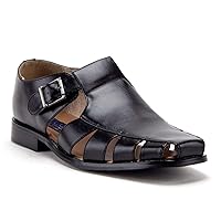 Jazamé Men's 44390 Formal Slip On Closed Toe Fisherman Dress Sandals Summer Shoes