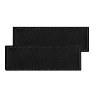 Dogline Blank Removable Patches, Large/X-Large,Black