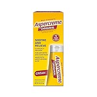 Aspercreme Maximum Strength Pain Relief Cream With Aloe, 3 oz., for Arthritis Joint & Muscle Pain