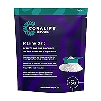 Coralife BioCube Aquarium Fish Tank Marine Salt, 15 Gallon