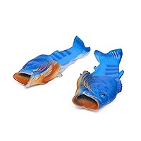 Coddies Fish Flip Flops | The Original Fish Slippers | Funny Gift, Unisex Sandals, Bass Slides, Pool, Beach & Shower Shoes | Men & Women