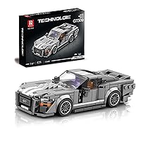 Shelby GT500 Collectible Sports Car Technology Building Kit — an Ideal Gift or Collectible for Teen Boys Aged 3+. A Package That Will Excite All car Enthusiasts(476pcs)