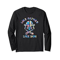 Star Wars Darth Vader Father's Day Like Father Like Son Long Sleeve T-Shirt