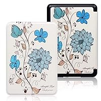 Kindle Paperwhite Slim Case with Auto Wake/Sleep - for 2021 New 11Th Gen 6.8 Inch Kindle Paperwhite Kids Signature Edition Pu Leather Smart Cover -Green Wheat Field,12