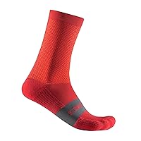 Castelli Espresso 15 Sock, Performance Cycling Apparel Sock with Arch Support & Cushion Pad