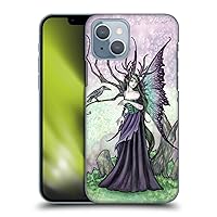 Head Case Designs Officially Licensed Amy Brown Black Raven Fairy with Bird Magical Fairies Hard Back Case Compatible with Apple iPhone 14