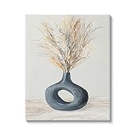 Stupell Industries Country Grain Modern Vase Canvas Wall Art, Design by Lanie Loreth