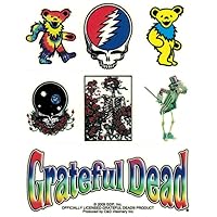 Grateful Dead - Set of 7 Icon Stickers (Sheet)