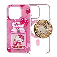 Sonix x Sanrio Case + Magnetic Ring (Sanrio, Pink) for MagSafe iPhone 15 Pro | Hello Kitty Strawberry Milk