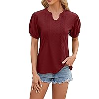 Women's Y2K Tops T-Shirt Long Sleeve Tops V Neck Knitted Ribbed Lace Solid Color Autumn Spring Blouse Tops, S-2XL