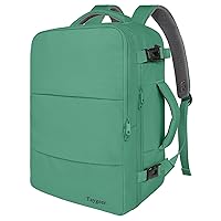 Taygeer Travel Backpack for College Woman, Lightweight Backpack for 15.6 inch Laptop with USB Charging Port, TSA Friendly Bag for Women Traveling, Backpack Carry On Luggage for friend Gym Sport, Green