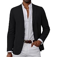 GRACE KARIN Men's Casual Blazer Suit Jackets 2 Button Lightweight Sport Coats
