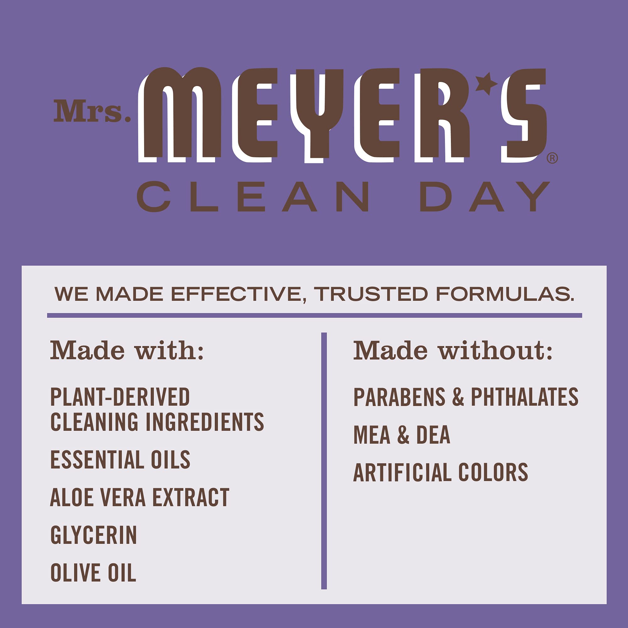 MRS MEYER’S CLEANDAY Hand Soap Refill, Made with Essential Oils, Biodegradable Formula, Compassion Flower, 33 fl. oz