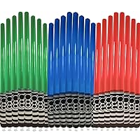 Inflatable Army 24 Inflatable Light Saber Sword Toys 8 Green, 8 Red 8 Blue Lightsabers | Party Favor, Halloween Costume, Treats, Christmas Stocking Stuffer, Pool