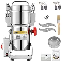 CGOLDENWALL 300g Grain Grinder Mill with A Set of Replacement Carbon Brush