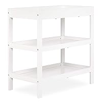 Ridgefield Changing Table, White , 33.5x16x33.5 Inch (Pack of 1)