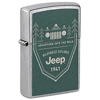 Zippo Jeep Street Chrome Pocket Lighter