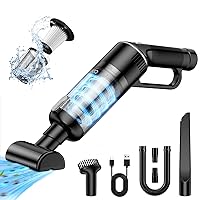 Handheld Vacuum Cleaner, 15000PA Cordless Car Vacuum Cleaner with 4 Kinds of Nozzles, Portable Handheld Vacuum for Car Home Office