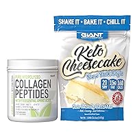 Giant Sports International Keto Cheesecake and Collagen Peptides.