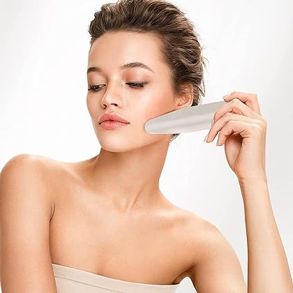 Epilady Esthetic Compact Facial Epilator | Epilator for Women Facial Hair Removal for Women | Facial Hair Remover for Women Face w/ Cleaning Brush, Case | Peach Fuzz Remover