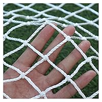 Balcony Stairs Protection Net White Polyester Rope Outdoor Garden Protective Net, Indoor Fence Net Playground Safe Net for Kids Railing Safety Net for Protection Rope Netting (Siz