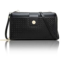 Women Crossbody Cell Phone Wallet Purse with RFID Protection and Multiple Card Slots