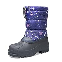K KomForme Snow Boots for Boys & Girls Warm Waterproof Slip Resistant Winter Shoes (Toddler/Little Kid/Big Kid)