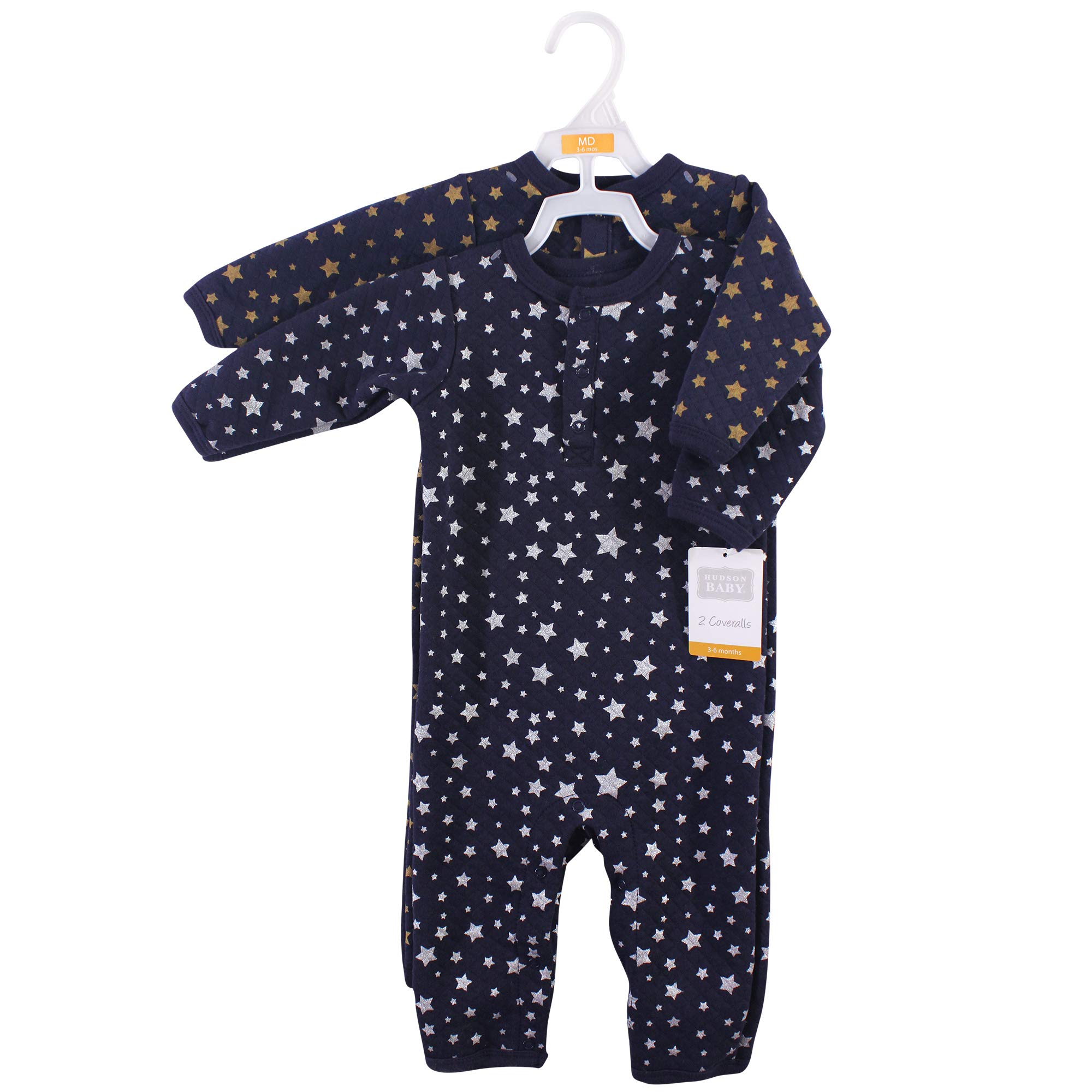 Hudson Baby Unisex Baby Premium Quilted Coveralls
