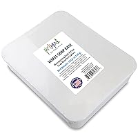 Primal Elements White Soap Base - Moisturizing Melt and Pour Glycerin Soap Base for Crafting and Soap Making, Vegan, Cruelty Free, Easy to Cut, Unscented - 10 Pound, White, Pack of 1