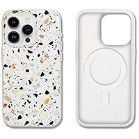 Sonix Case for iPhone 15 Pro | Compatible with MagSafe | 10ft Drop Tested | Marble Terrazzo Confetti