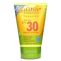 Alba Botanica Sunscreen Spf30 Aloe Vera