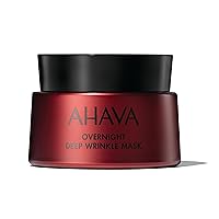 AHAVA Apple of Sodom Overnight Deep Wrinkle Anti-Aging Mask - Nourishing Gel-based Mask to Combat Deep Wrinkles, Restores Skin's Ability to Repair & Hydrates, includes exclusive Osmoter, 1.7 Fl.Oz