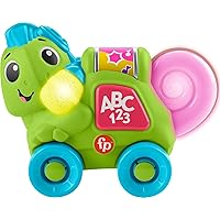Fisher-Price Baby & Toddler Learning Toy Link Squad Crawl ‘n Colors Chameleon with Interactive Music & Lights for Kids Ages 9+ Months