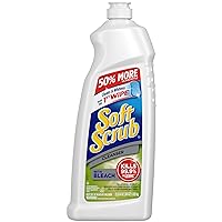 Soft Scrub Antibacterial Multi-Purpose Cleanser with Bleach Surface Cleaner, 36 Fluid Ounces