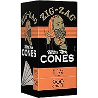 Zig-Zag Pre Rolled Cones Ultra Thin 1 1/4 Size 900 ct