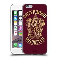 Head Case Designs Officially Licensed Harry Potter Gryffindor Quidditch Deathly Hallows X Soft Gel Case Compatible with Apple iPhone 6 / iPhone 6s