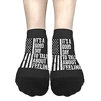 It's Good Day To Talk About Feelings Women Crew Socks Liner Sock Women