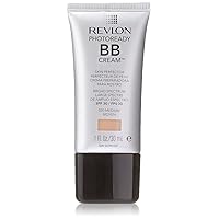 Revlon BB Cream, PhotoReady Face Makeup for All Skin Types, SPF 30, Light- Medium Coverage, Moisturizing & Hydrating Formula, 030 Medium, 1 Fl Oz