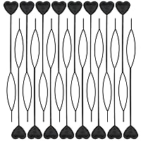 16PCS Quick Beader for Loading Beads, Automatic Hair Beader Tool for Kids Girls Stylinger Hair Topsy Tail Ponytail Styling Maker (Black)