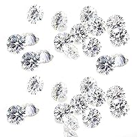 Natural Loose Diamonds Round Shape GH White Color SI Clarity 0.50 to 1.3 MM 50 Pcs Lot