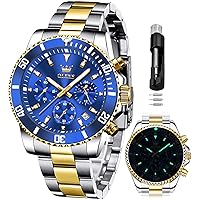 OLEVS Mens Automatic Watches Men Skeleton Mechanical Luxury Watch Black Silver Waterproof Luminous Sapphire Crystal