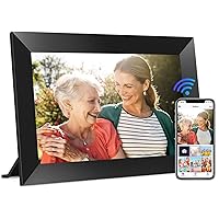 FANGOR 10.1 Inch WiFi Digital Picture Frame 1280x800 HD IPS Touch Screen, Electronic Smart Photo Frame with 32GB Storage, Auto-Rotate, Instantly Share Photos/Videos and Send Best Wishes from Anywhere