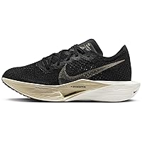 Nike Vaporfly 3 Women's Road Racing Shoes (DV4130-002, Black/Black/Oatmeal/Metallic Gold Grain) Size 8.5