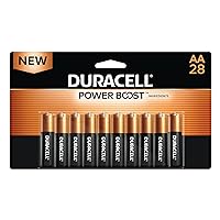 Duracell Coppertop AA Batteries with Power Boost, 28 Count (Pack of 1) - Packaging May Vary