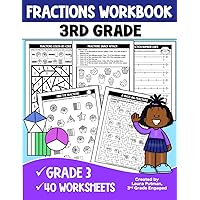 3rd Grade Fractions Workbook (3rd Grade Math Workbooks)