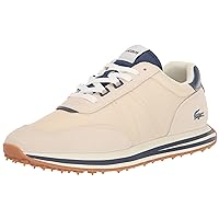 Lacoste Mens L Spin Leather And Textile Sneakers