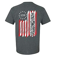 We The People American Flag 1776 Unisex Short Sleeve T-Shirt