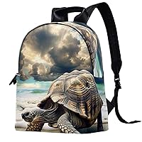 Travel Backpack for Men,Backpack for Women,Sea Turtle Beach,Backpack
